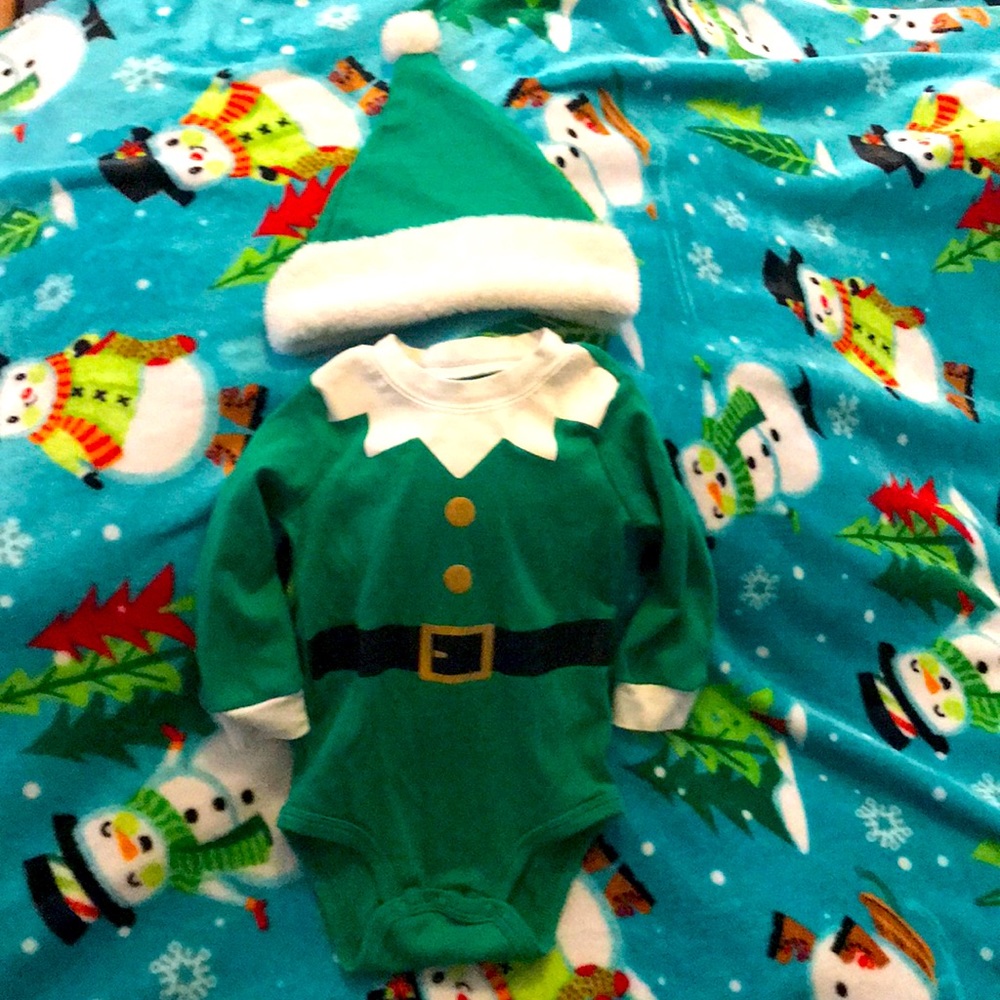 Winter elf outfit with hat